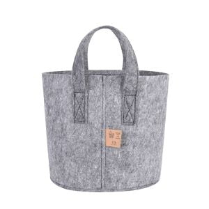 Stofftopf mit Halterung (grau/12L)