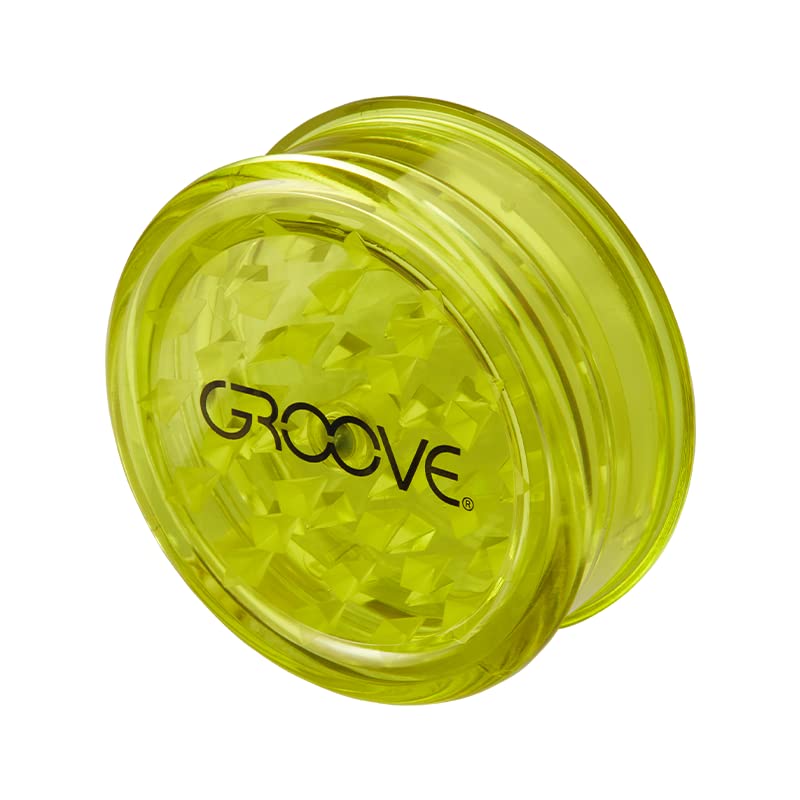 Groove Acrylic Grinder yellow