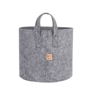 Stofftopf mit Halterung (grau/26,5L)