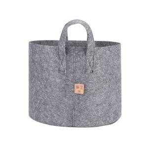Stofftopf mit Halterung (grau/39L)
