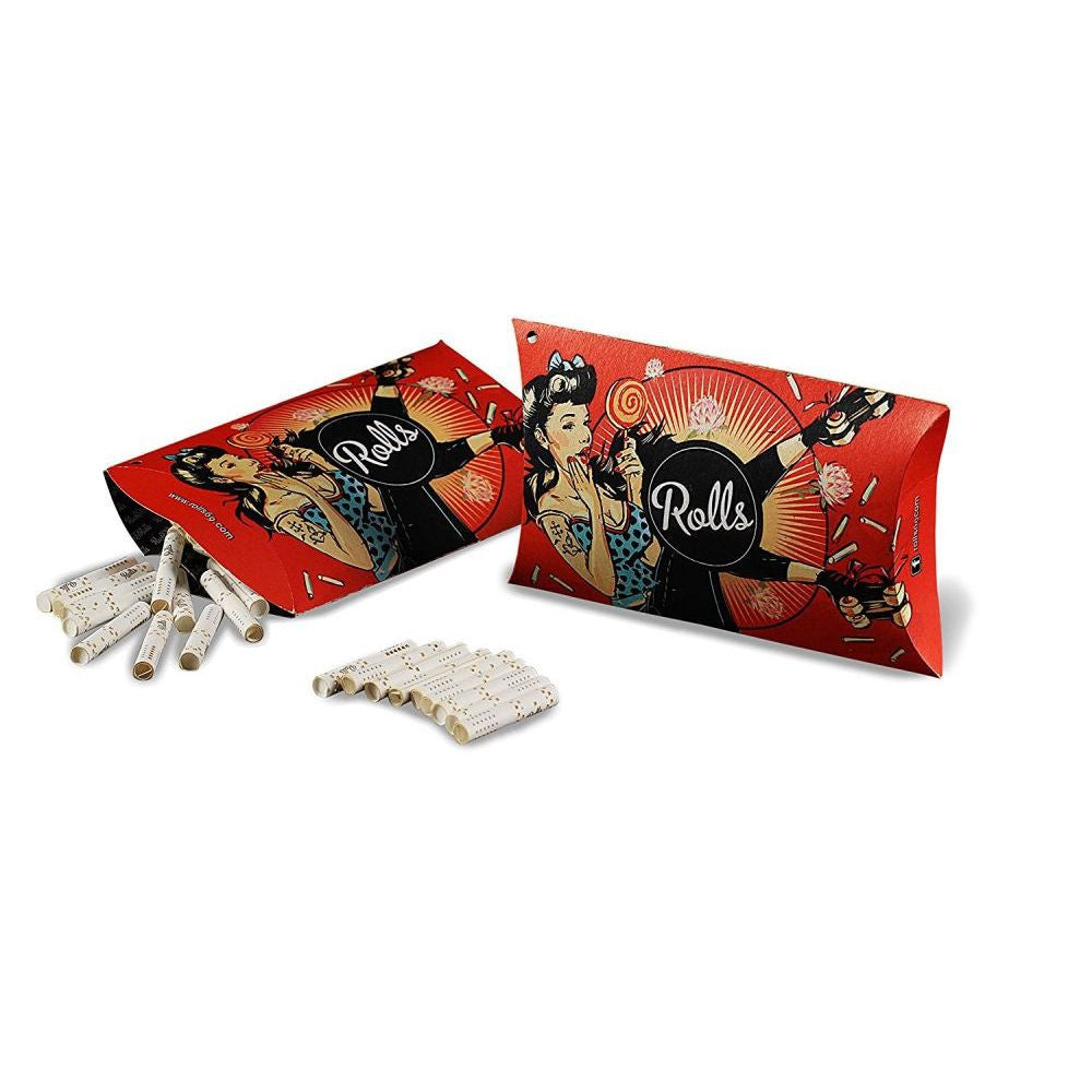 Rolls 69 filter 8mm, 10x 40 stk Pack Vermelho CAIXA