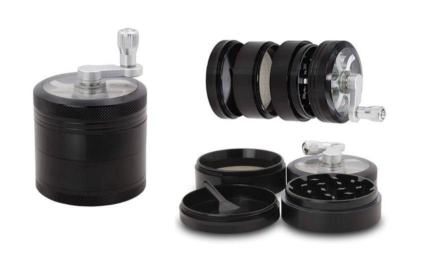 Four-piece grinder Hammercraft, 60mm grinder Black