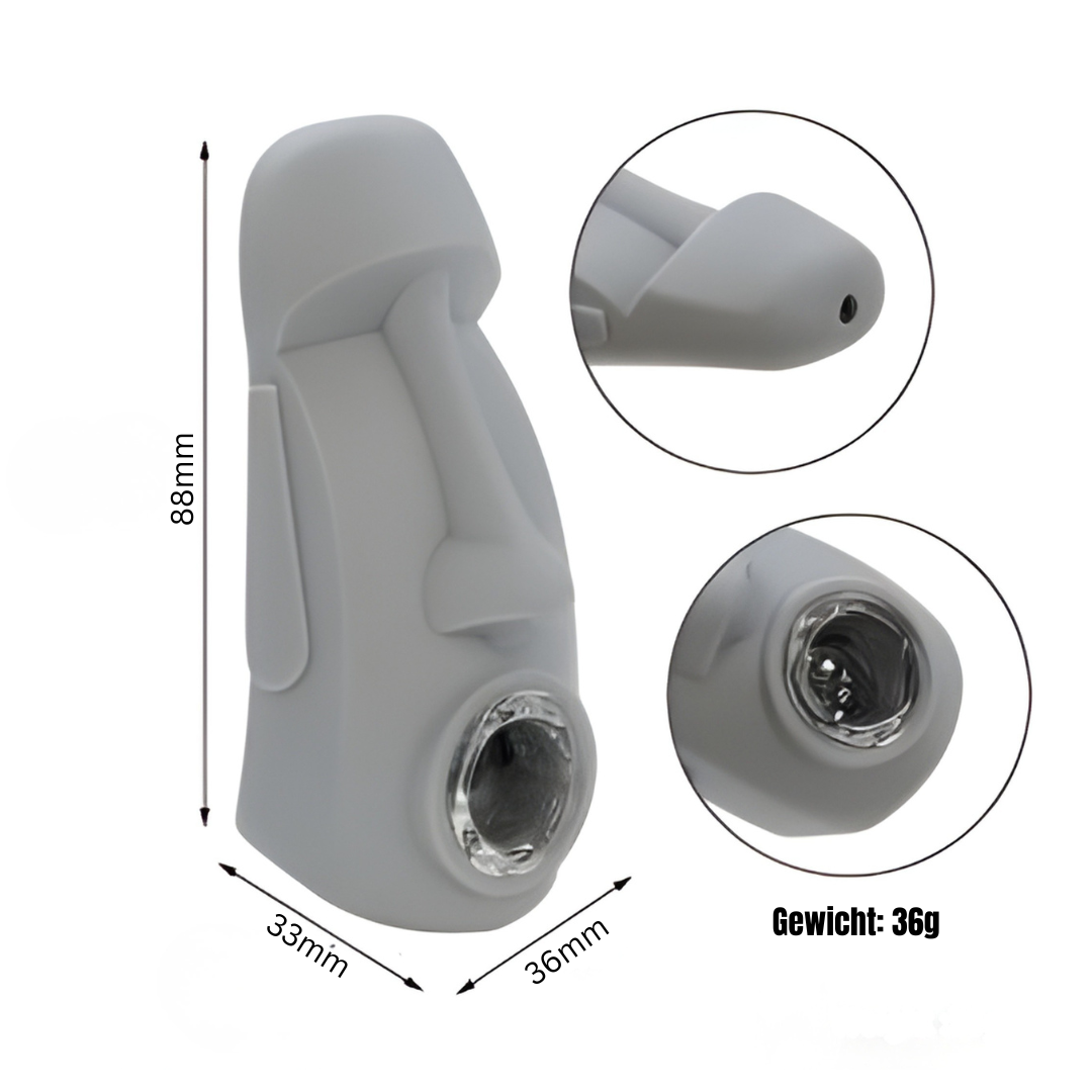 Bongthai Moai-Pfeife (Silikon)