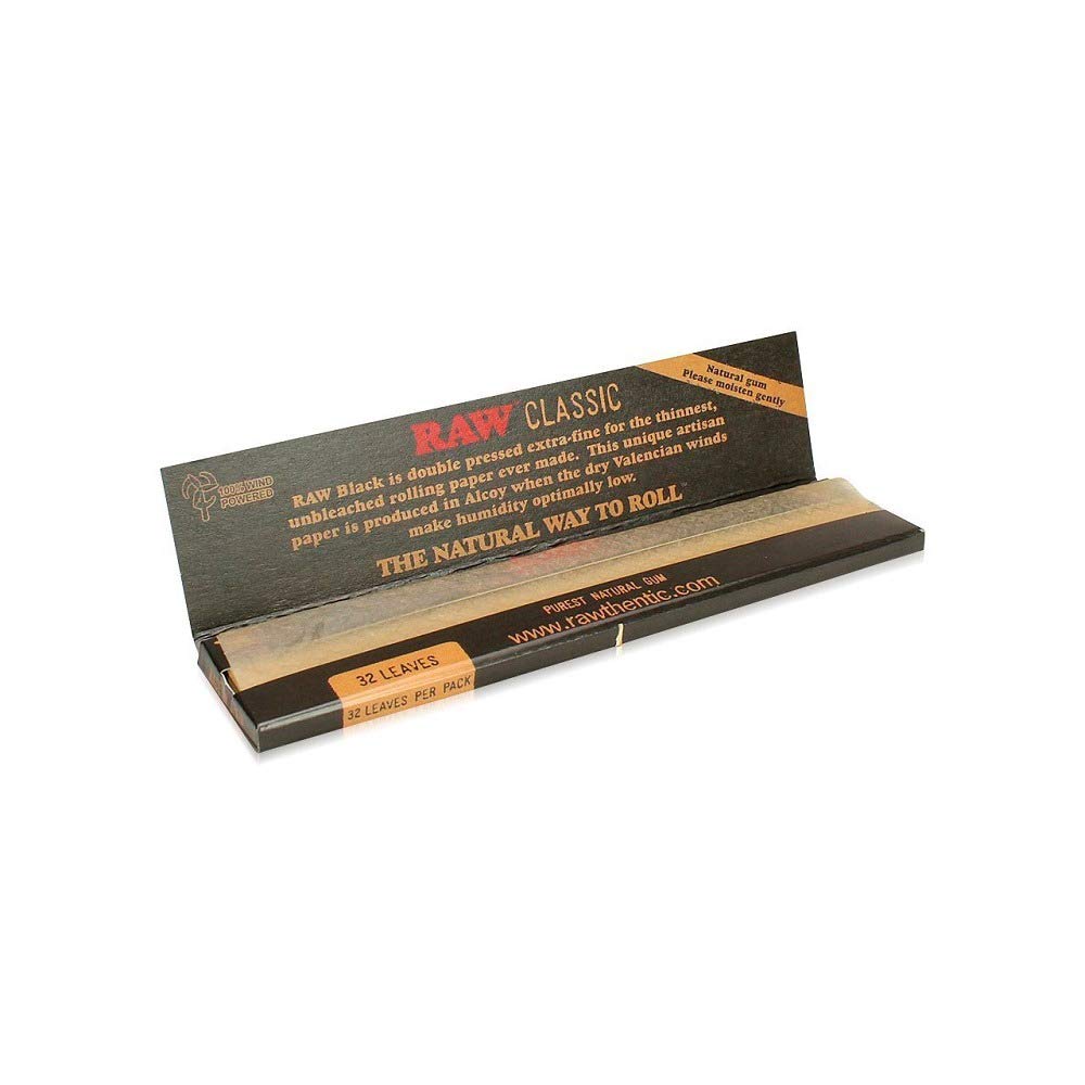 RAW Schwarz King Size Slim, 1 Stück