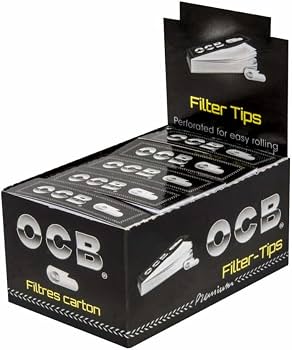 OCB filter tips 59x18 mm, BOX 25 Stk. (32ct./Heftchen)