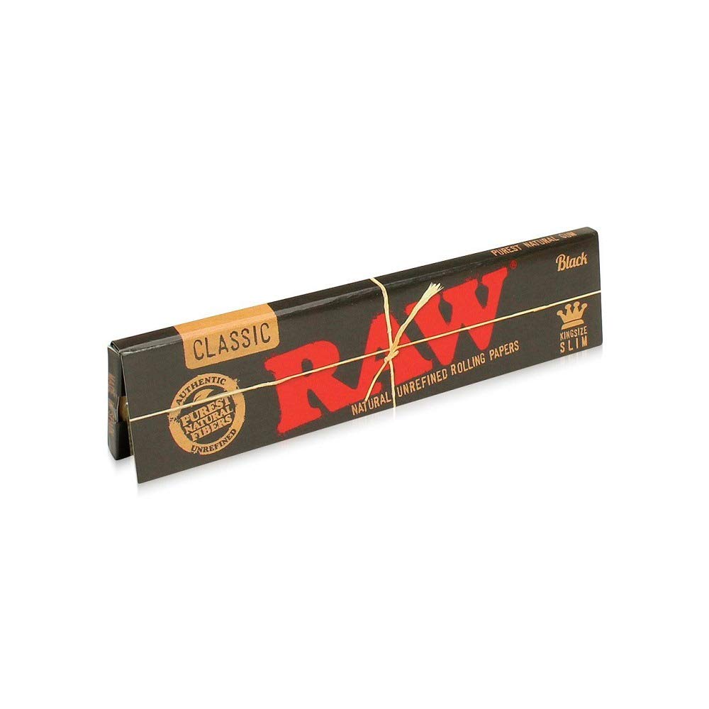 RAW Schwarz King Size Slim, 1 Stück