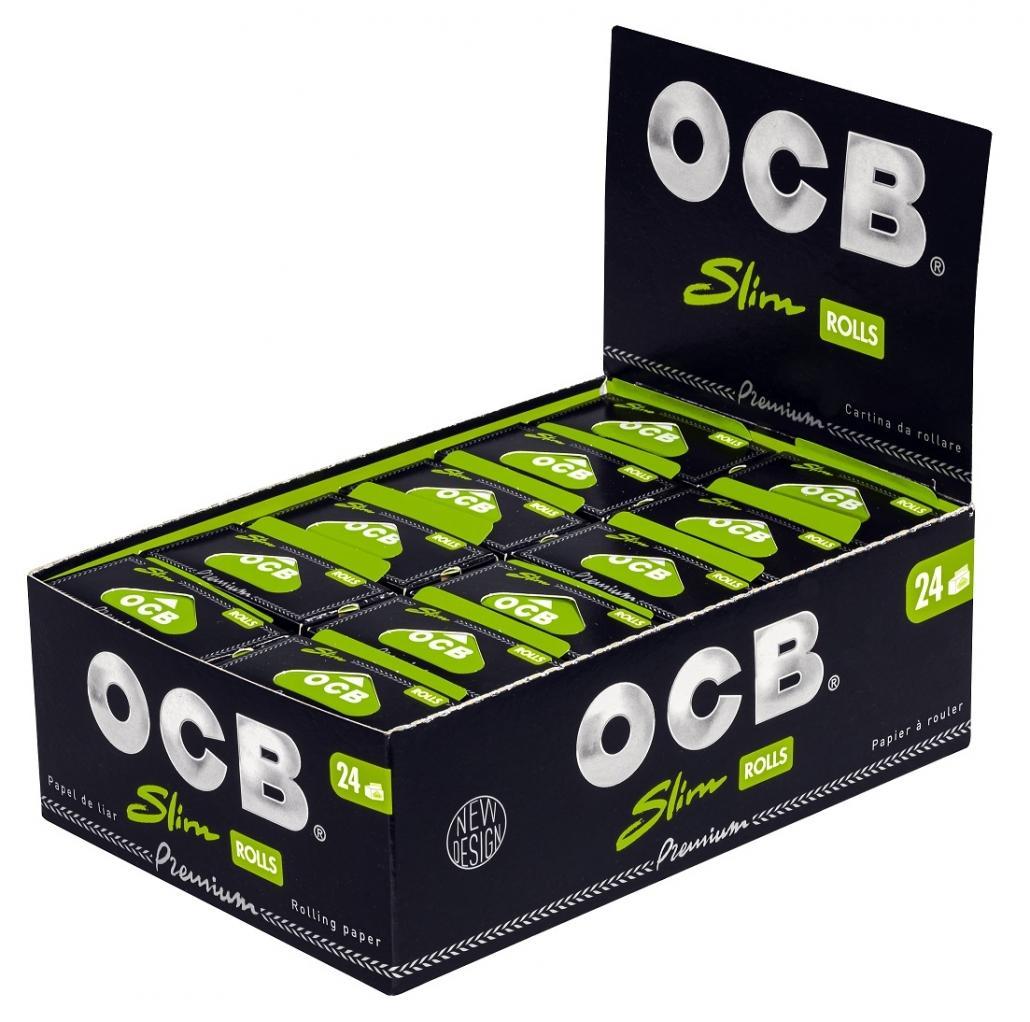 OCB Paper Rolls Premium Slim, BOX 24 Stk. (1,64€/stk.)