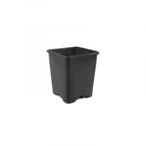 Plastiktopf quadratisch (schwarz/0,35L)