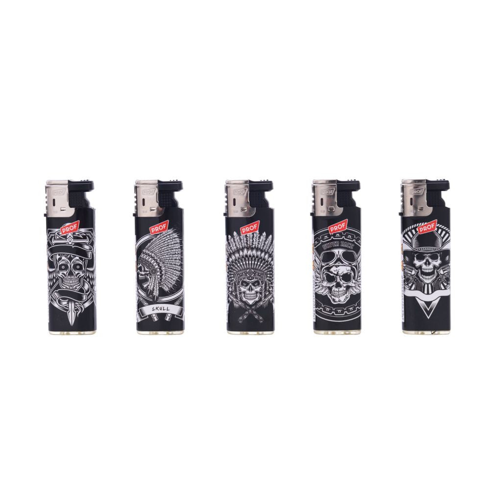 Champ High Skulls Turbo Flame DL20 Feuerzeug - MIX