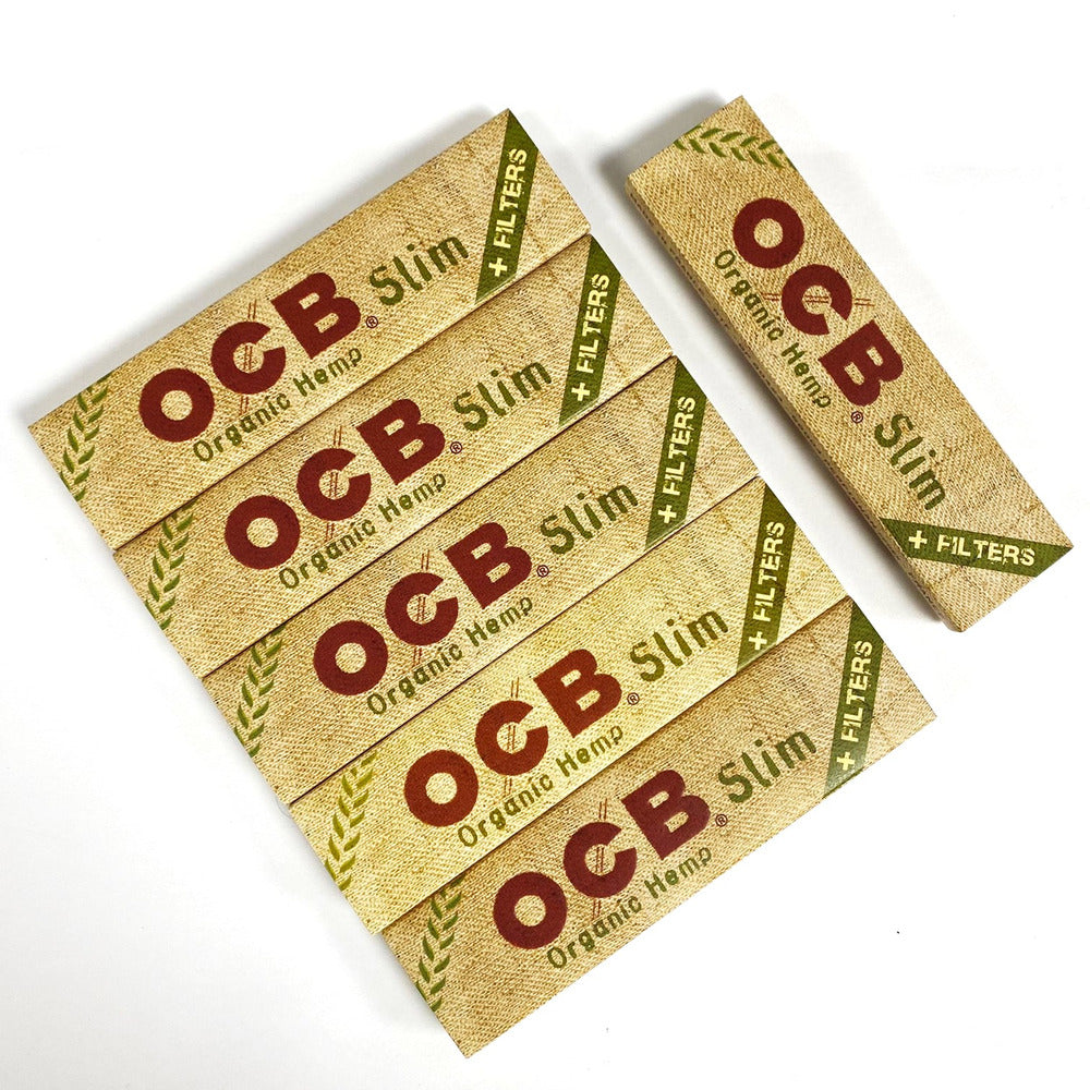 OCB Paper und Tips Organic Hemp Slim, BOX 32 Stk. (1,28€/stk.)