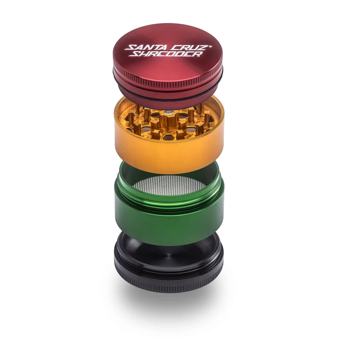 Santa Cruz Shredder vierteilig, 70mm Rasta