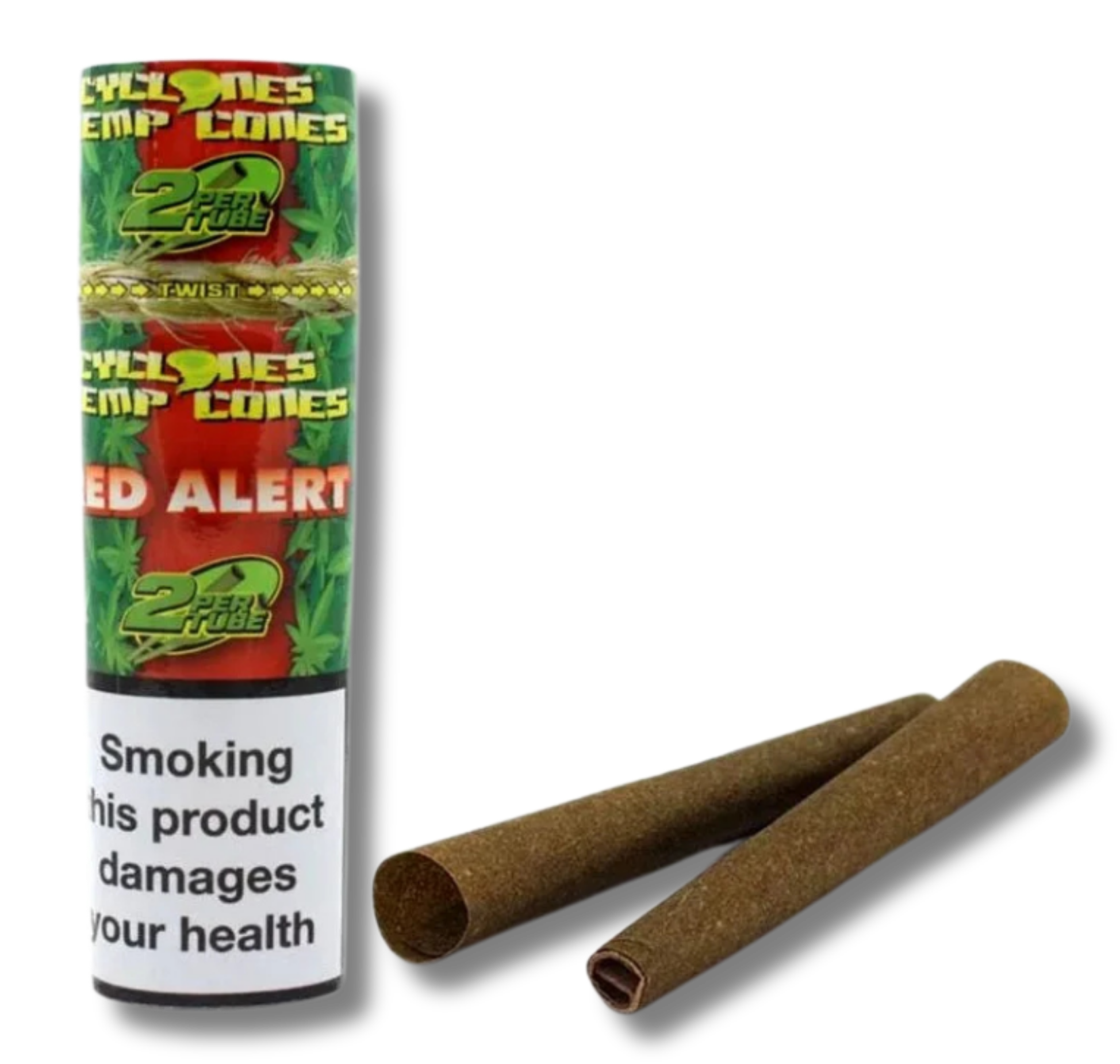 Cyclones Hemp Blunt Red Alert – 2er Pack