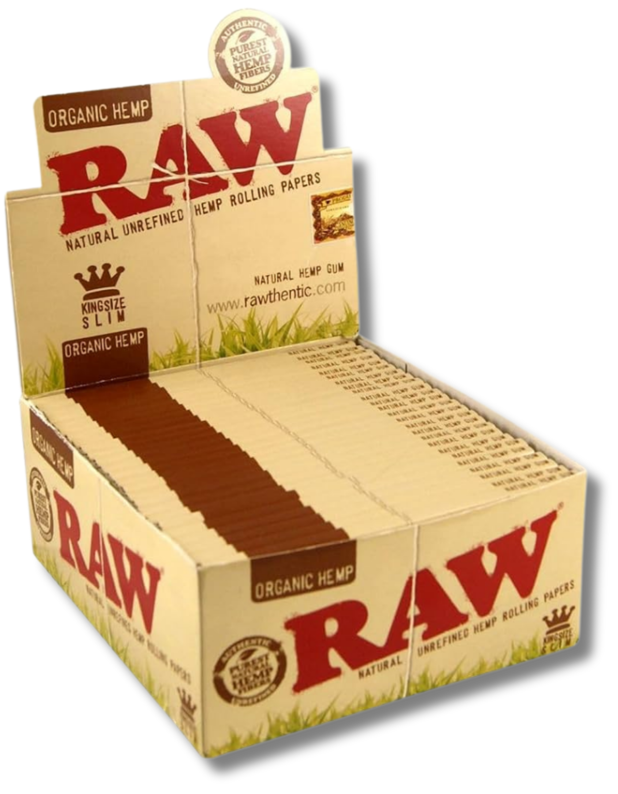 RAW Organic Hemp KS Slim, BOX 50 Stk.  (1,04€/stk.)
