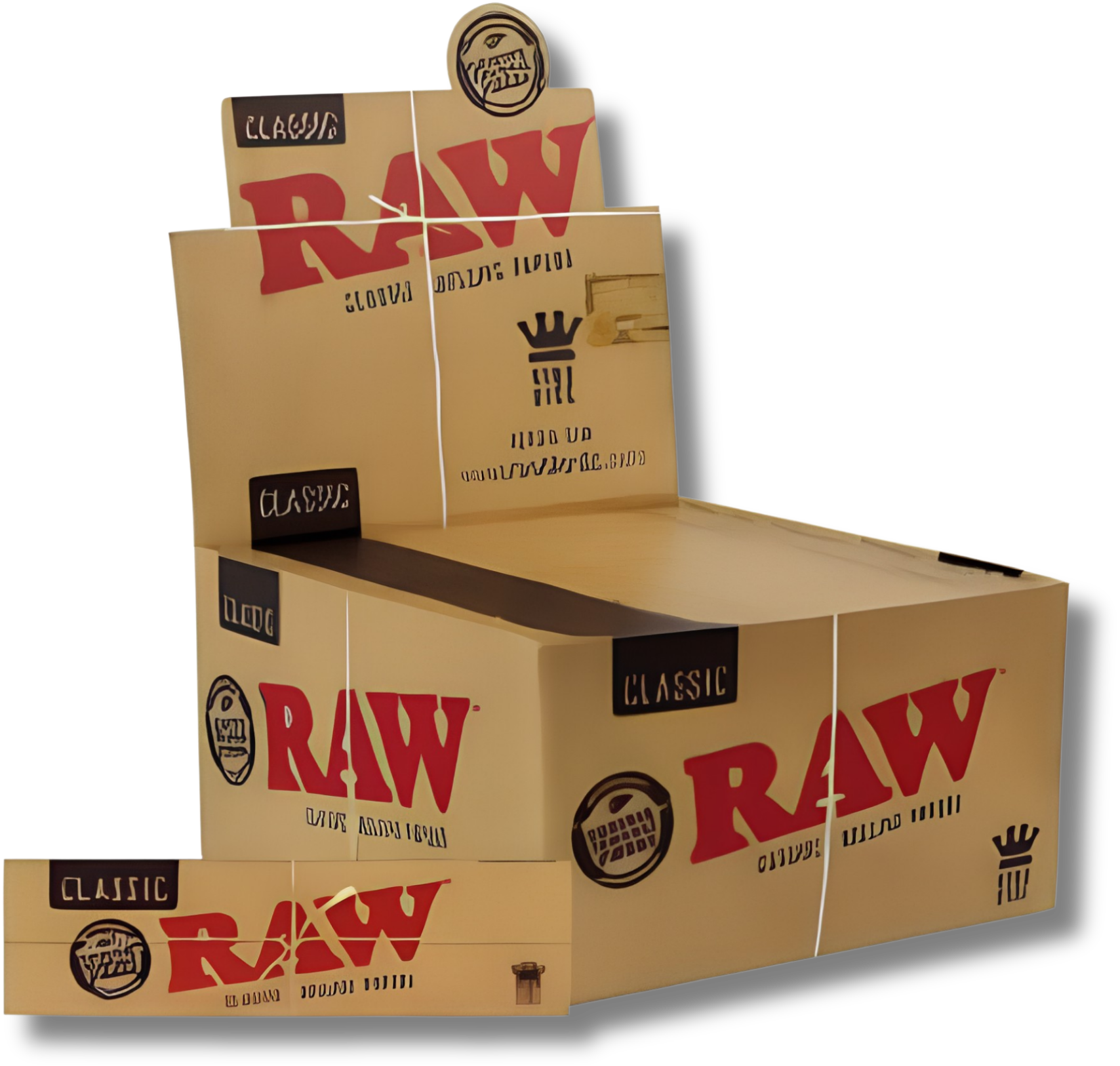 RAW Paper King Size, BOX 50 Stk. (1,08€/stk.)