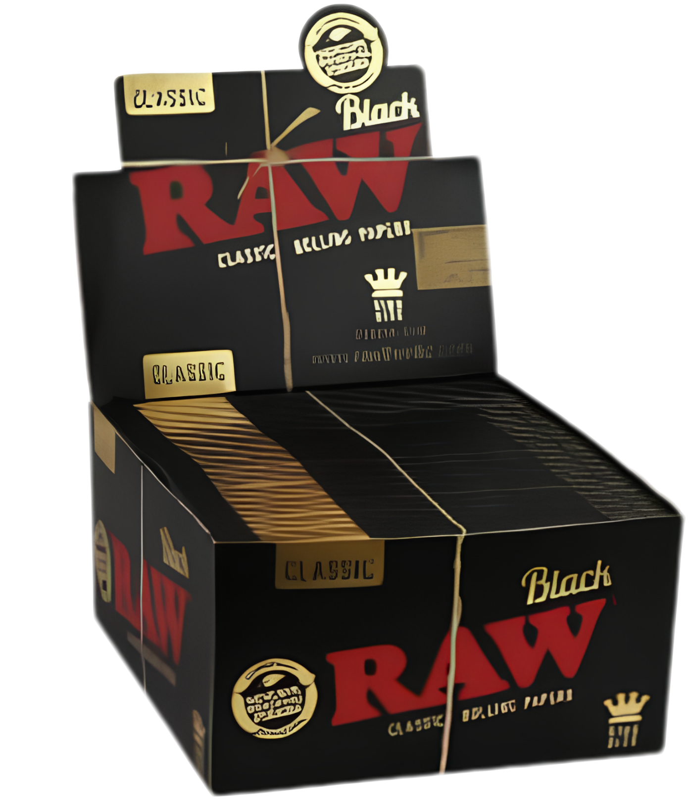 RAW-Papes Black King Size, BOX 50 Stück (1,14/stk.)