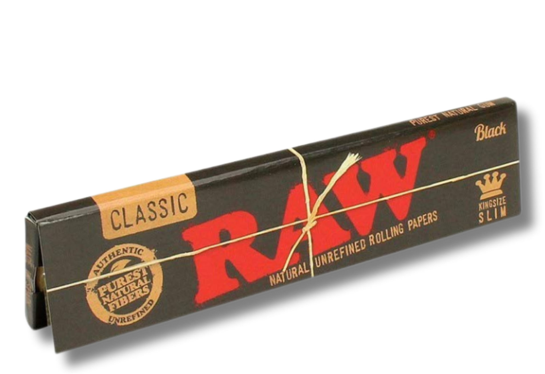 RAW Schwarz King Size Slim, 1 Stück
