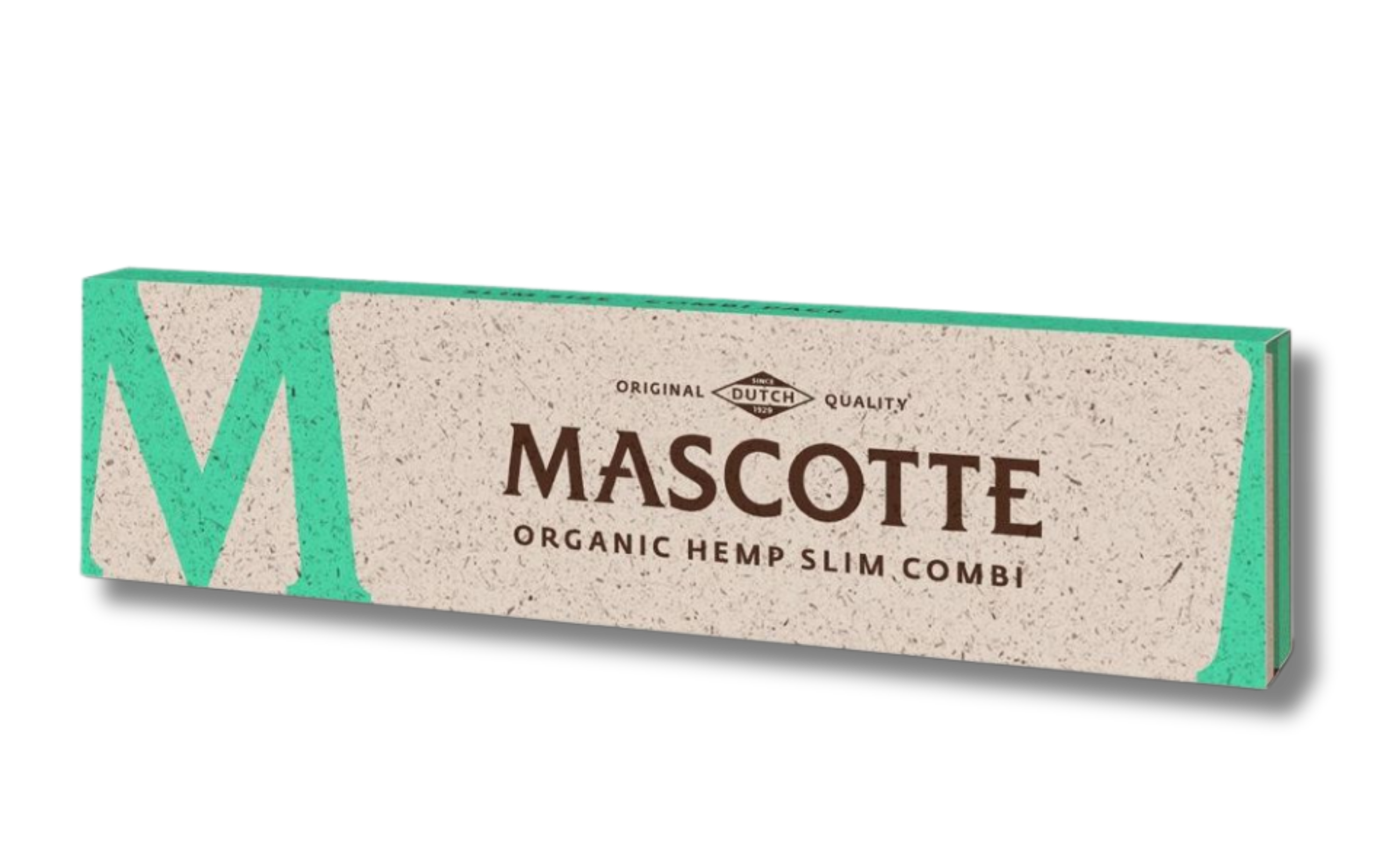 Mascotte Papierchen mit Filtern Organic Hemp KS Slim Combi, 1 Stk.