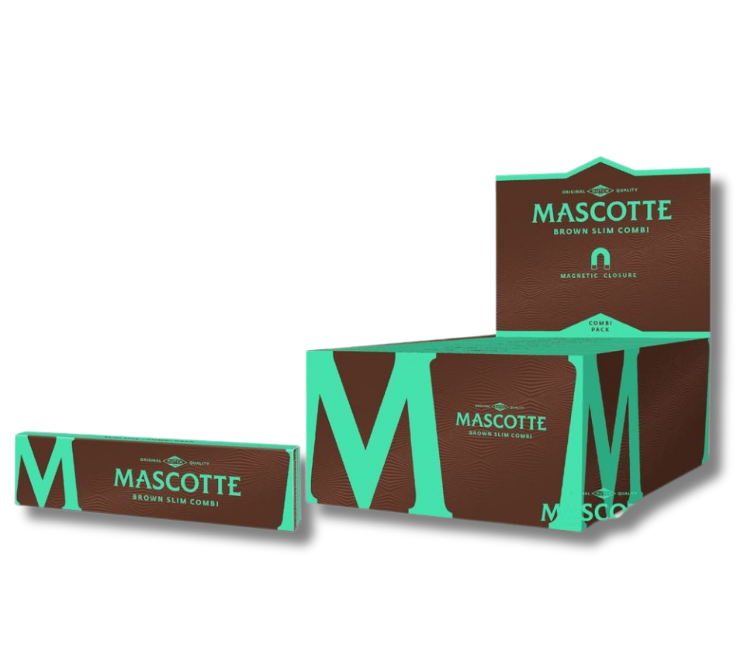 Mascotte Papiers mit Brown KS Slim Filter, BOX 26 Stk. (1,46€/stk.)