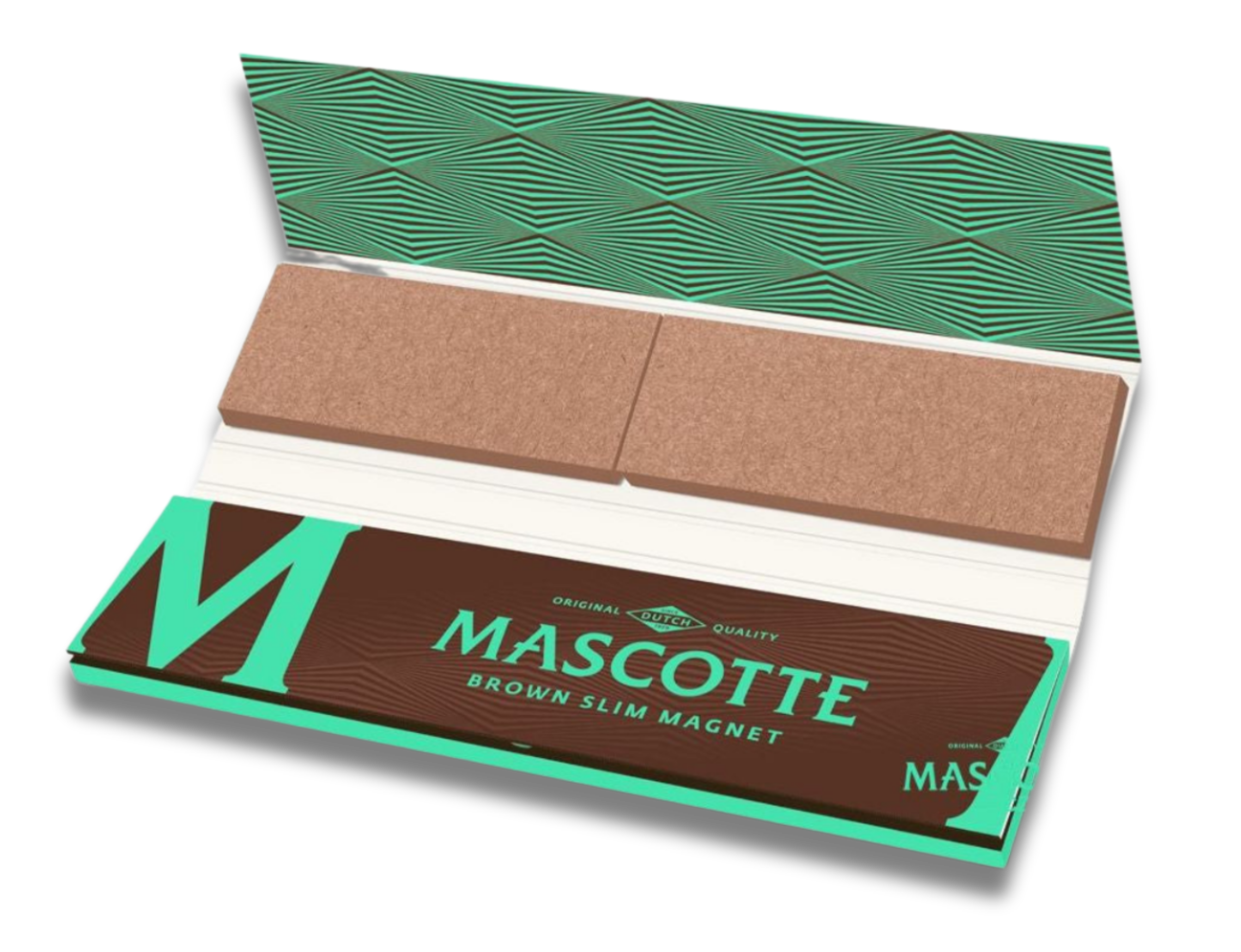 Mascotte Papier mit braunen KS Slim Filtern, 1 Stk.