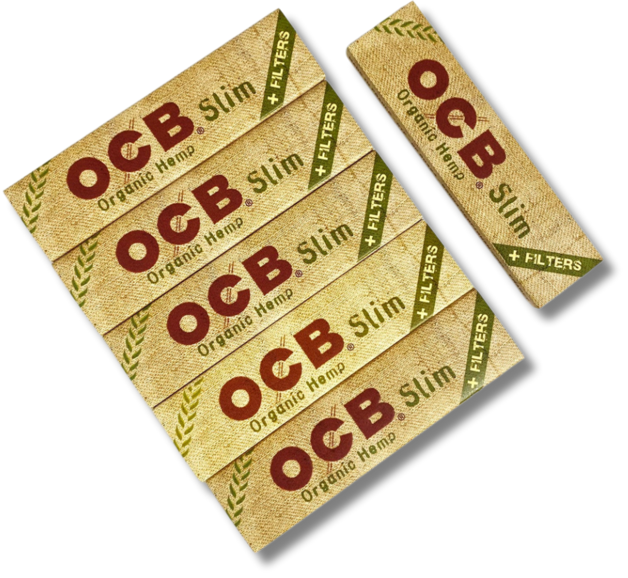 OCB Paper und Tips Organic Hemp Slim, 1 Stk.