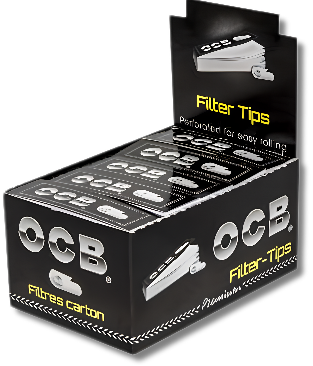 OCB filter tips 59x18 mm, BOX 25 Stk. (32ct./Heftchen)
