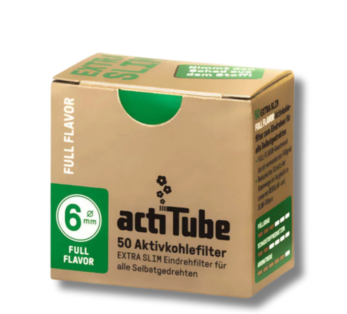 ActiTube extra slim Aktivkohlefilter (50er Pack)