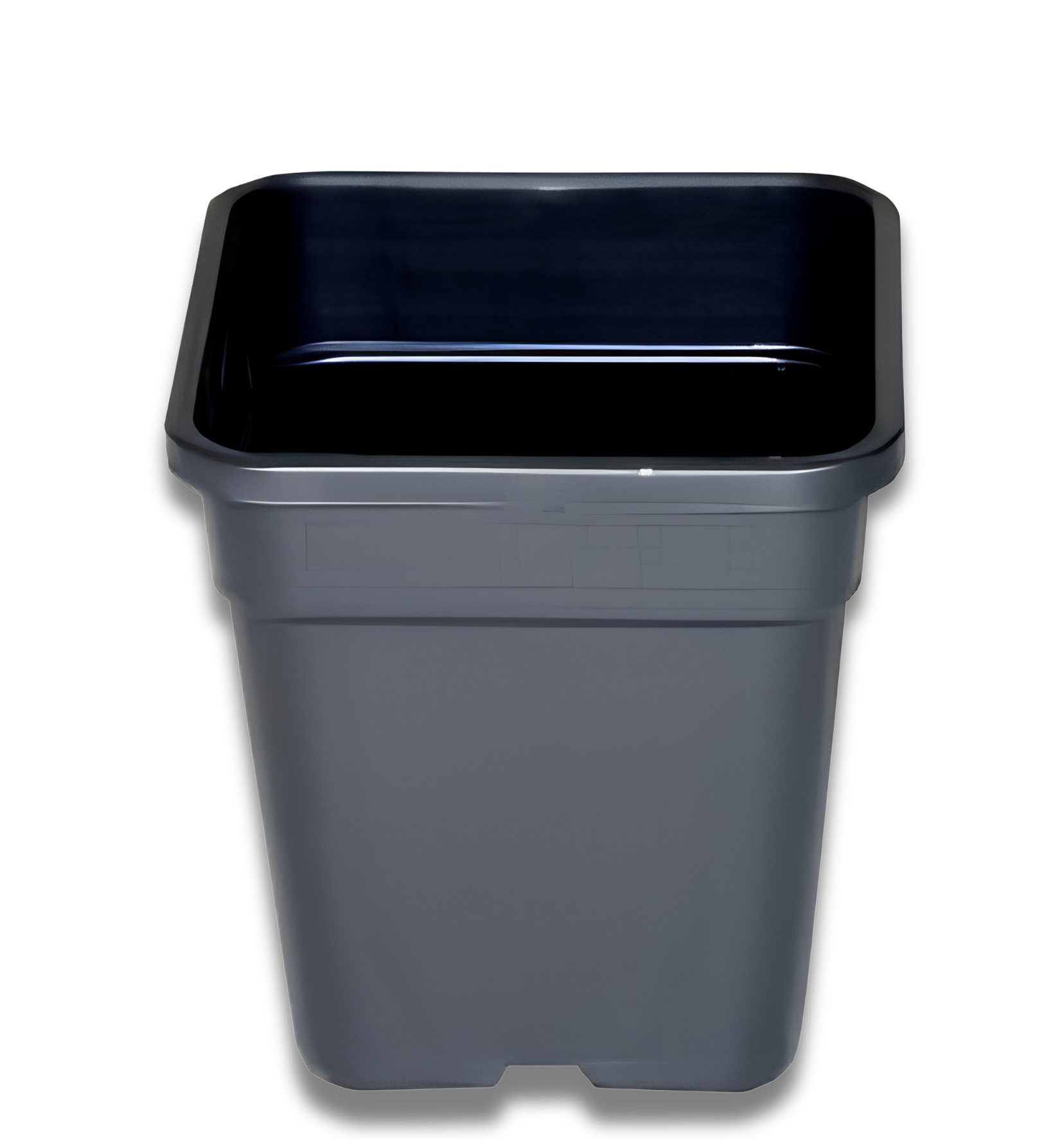 Wilma Plastiktopf quadratisch (schwarz/6,5L) hardplastik