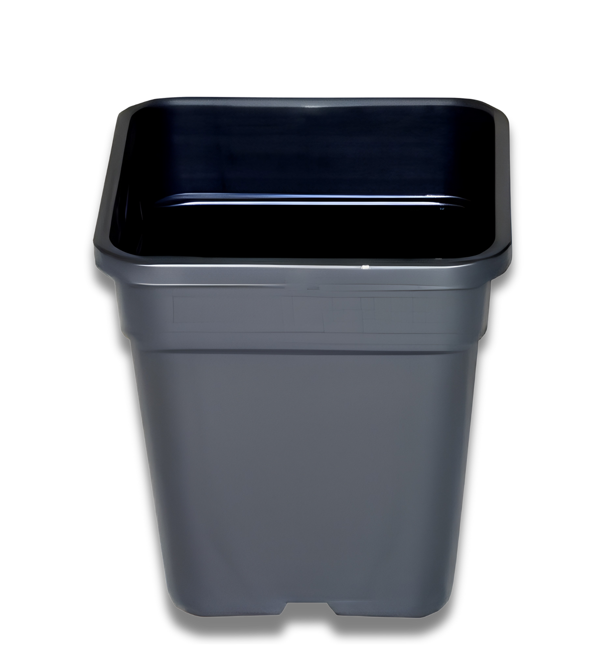 Wilma Plastiktopf quadratisch (schwarz/6,5L) hardplastik