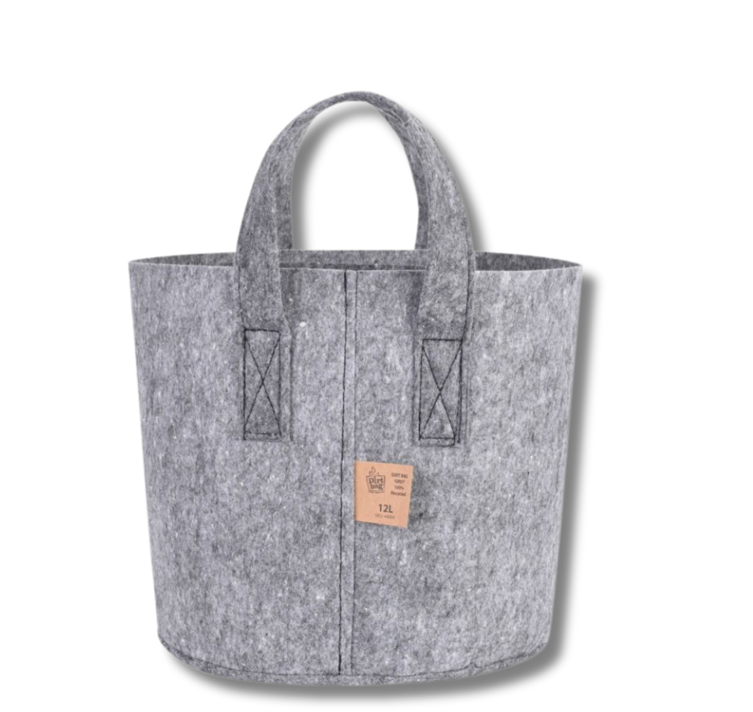 Stofftopf mit Halterung (grau/12L)