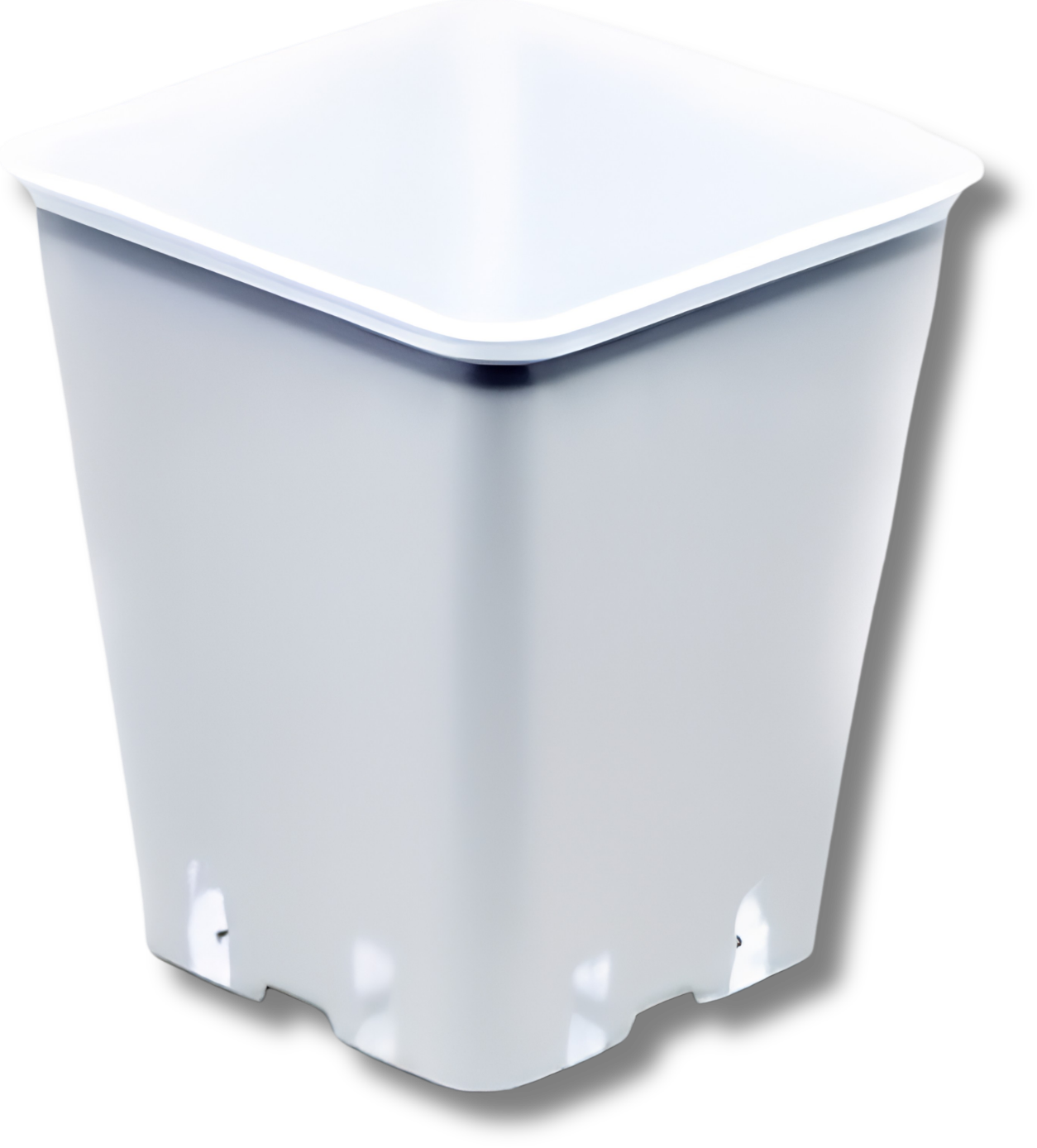 Plastiktopf quadratisch (weiß/5,7L)