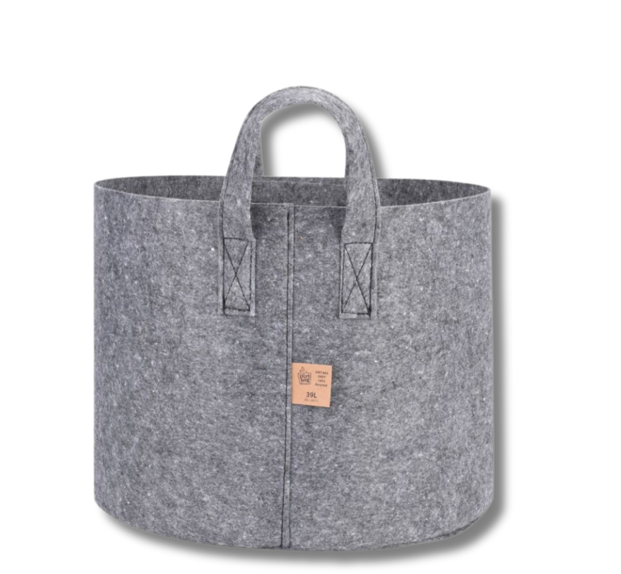 Stofftopf mit Halterung (grau/39L)