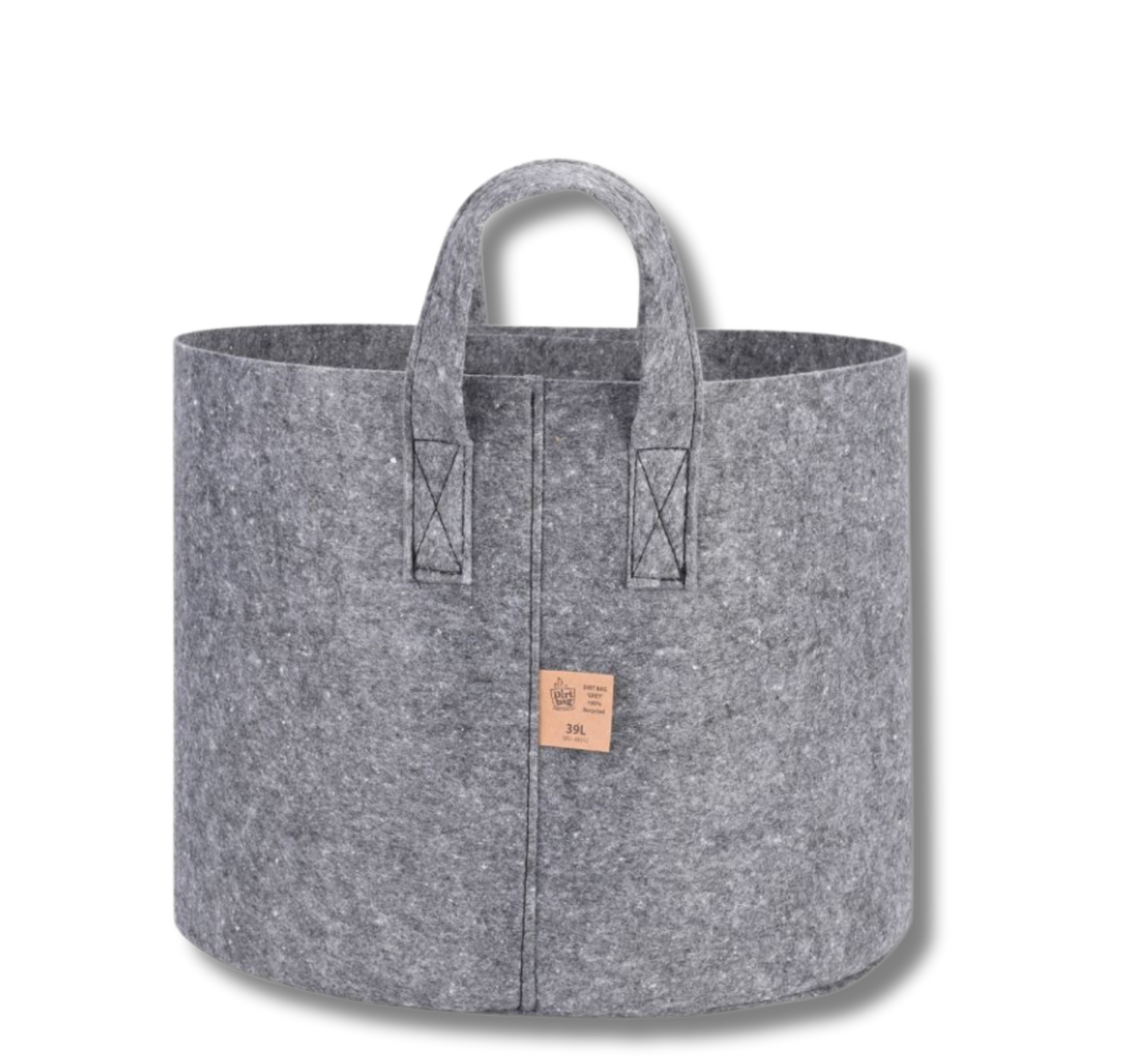 Stofftopf mit Halterung (grau/39L)