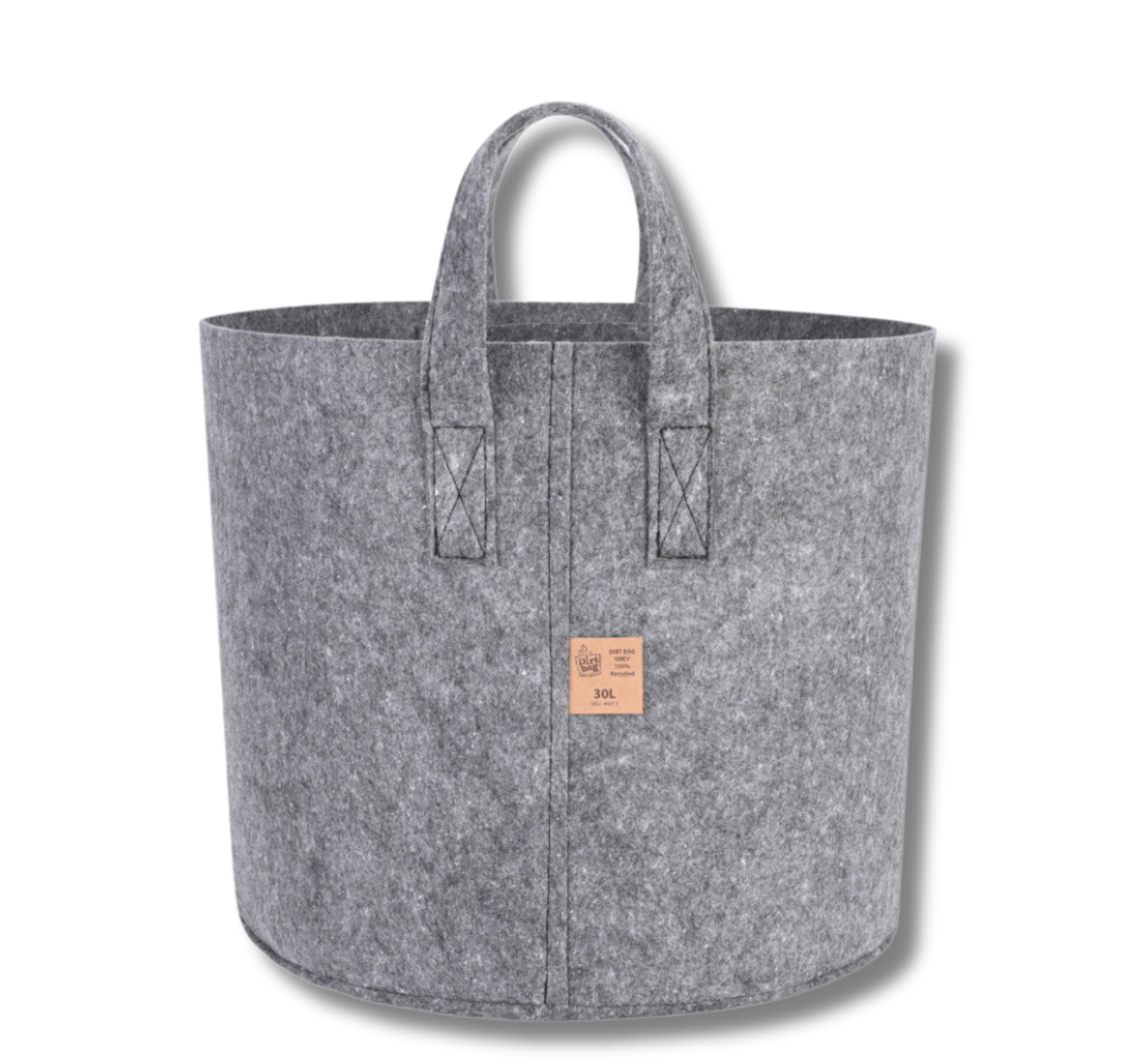 Stofftopf mit Halterung (grau/30L)