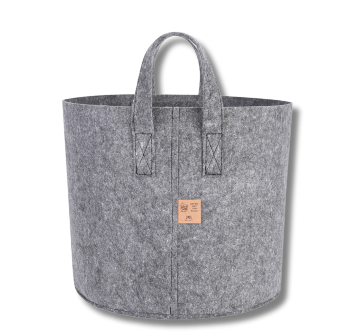 Stofftopf mit Halterung (grau/30L)