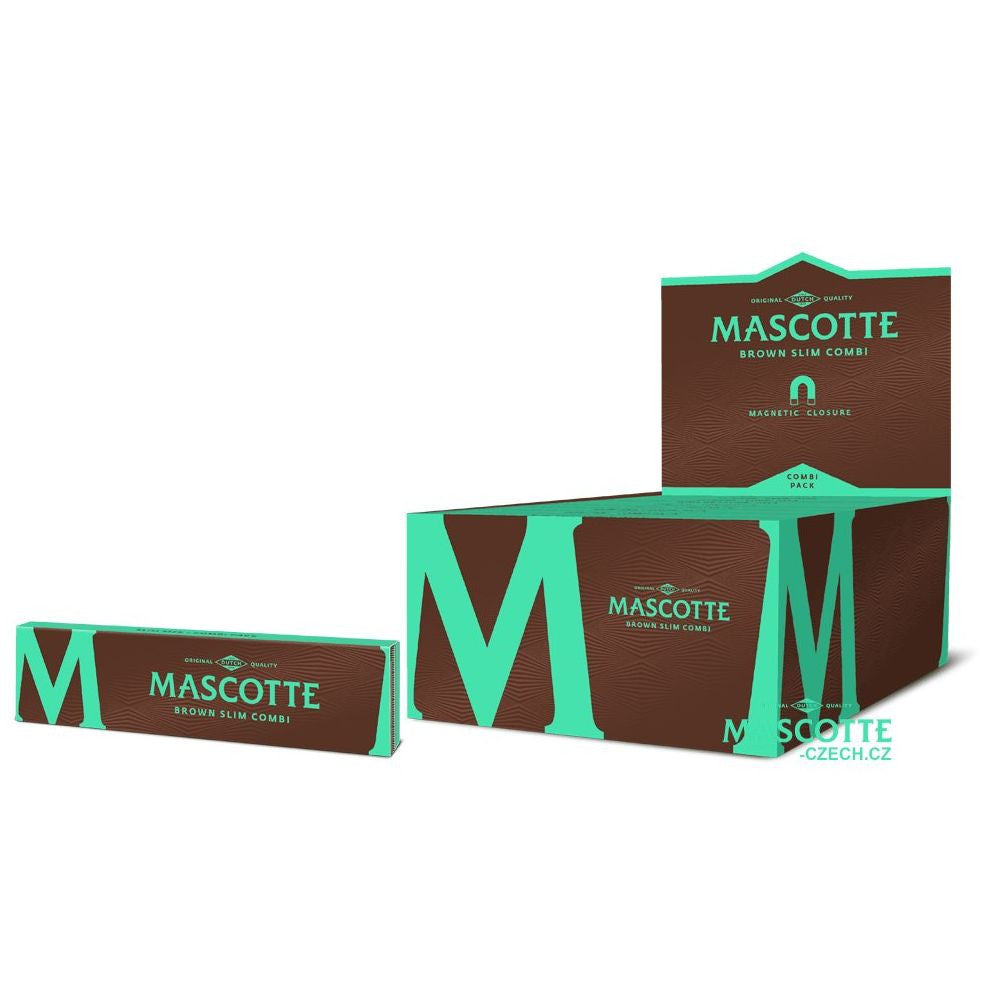 Mascotte Papiers mit Brown KS Slim Filter, BOX 26 Stk. (1,46€/stk.)