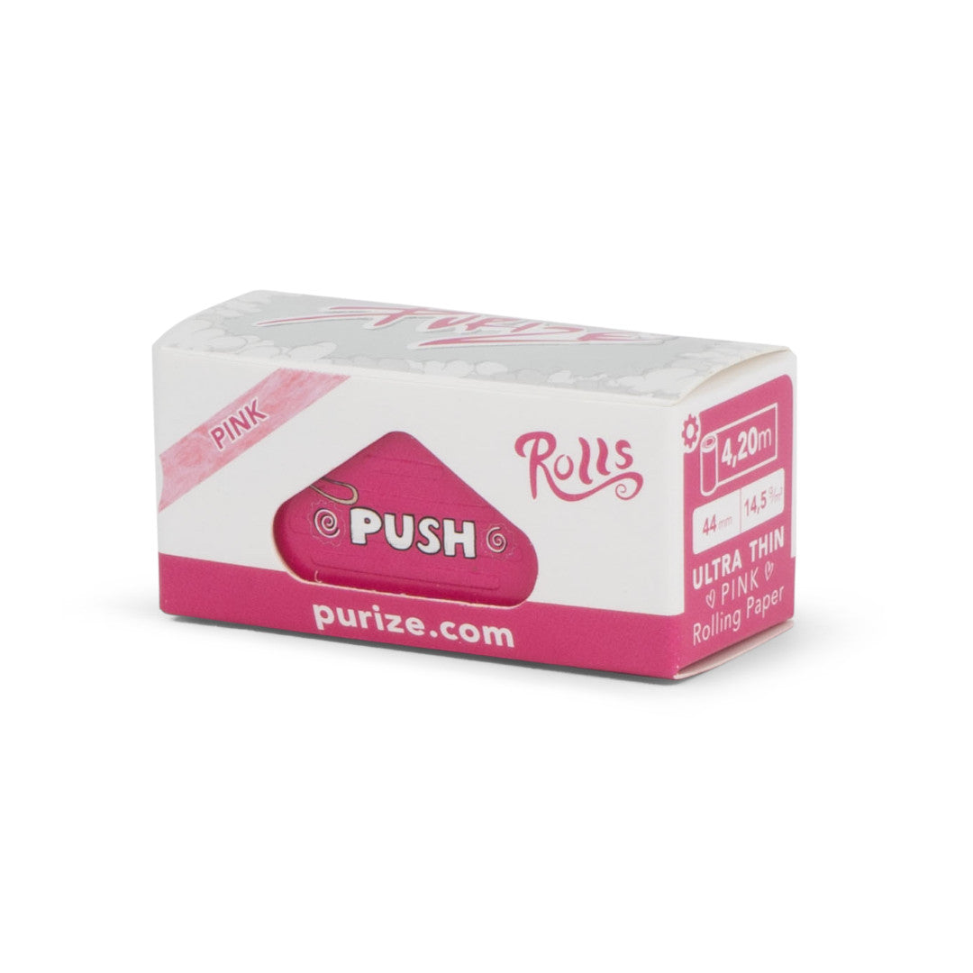 PURIZE® Rollpapier Rolls Pink, gebleicht, 4,2 m