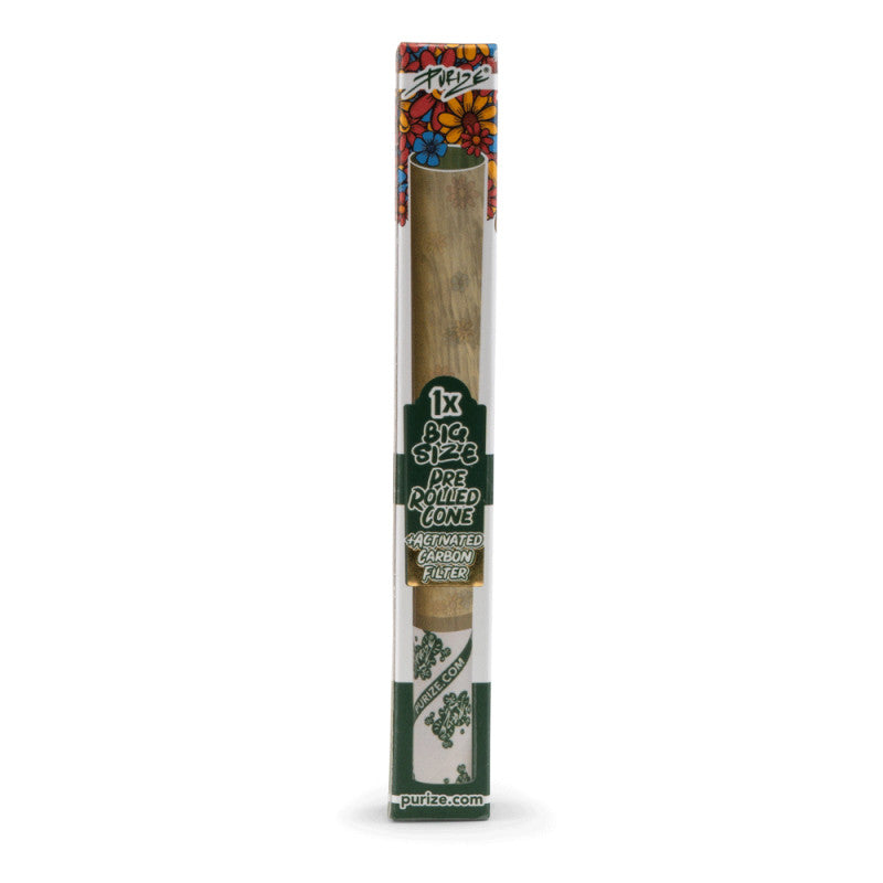 PURIZE® vorgerollte BIG Size Cone mit Filter und Stopfer, 1 St.