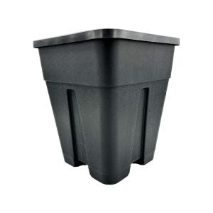Plastiktopf quadratisch (schwarz/11L)