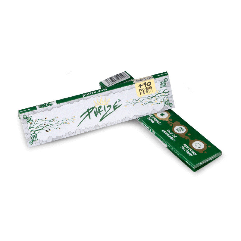PURIZE® King Size Slim Paper, 42 St. pro Packung, ungebleicht