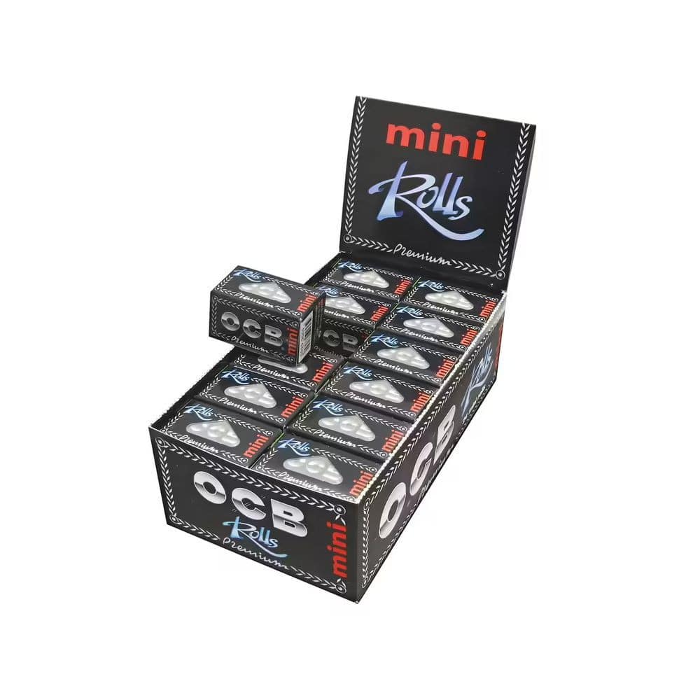 OCB Paper Mini Rolls Premium, BOX 24 Stk. (1,25€/stk.)