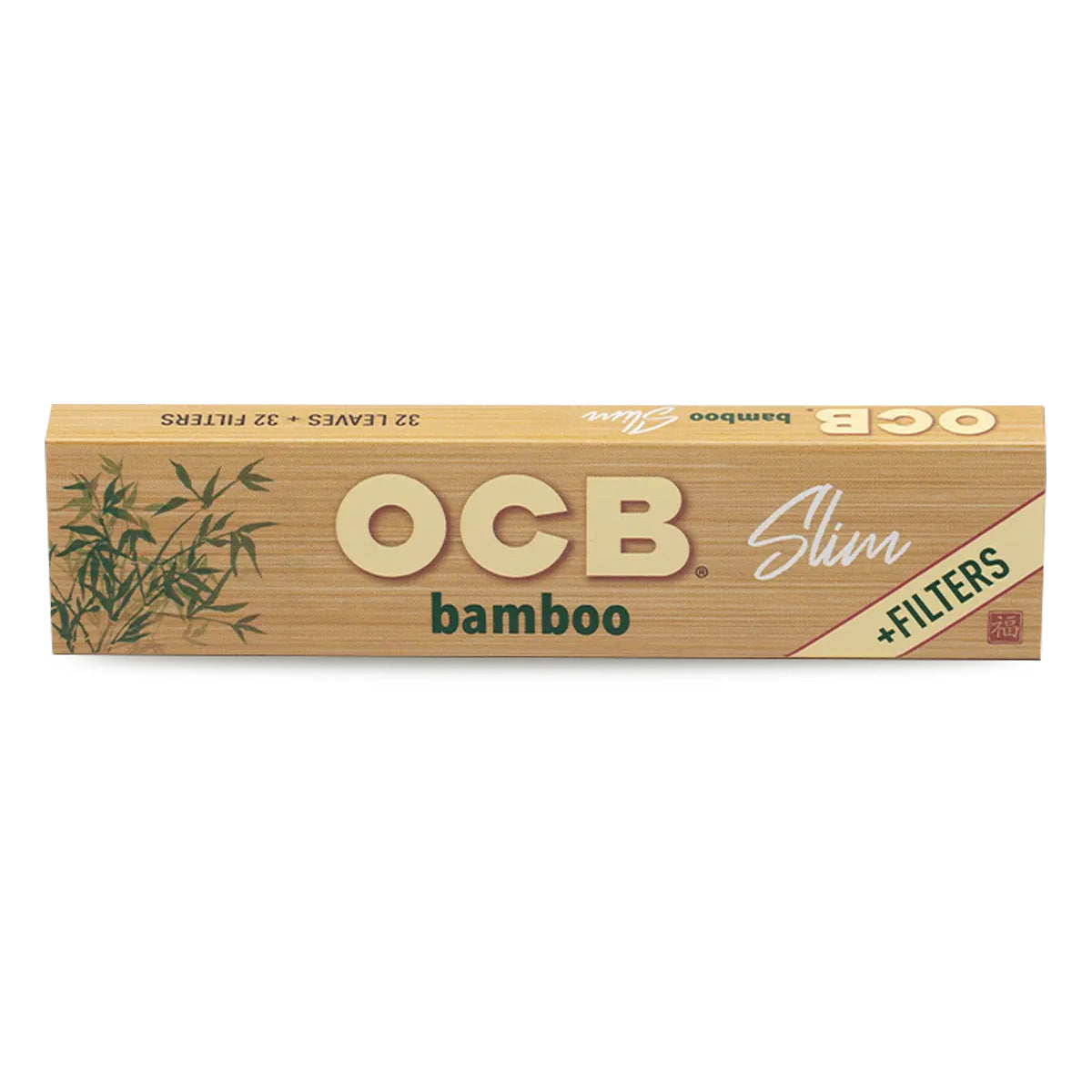 OCB Paper und Tips Bamboo Slim, BOX 32 Stk. (1,28€/stk.)