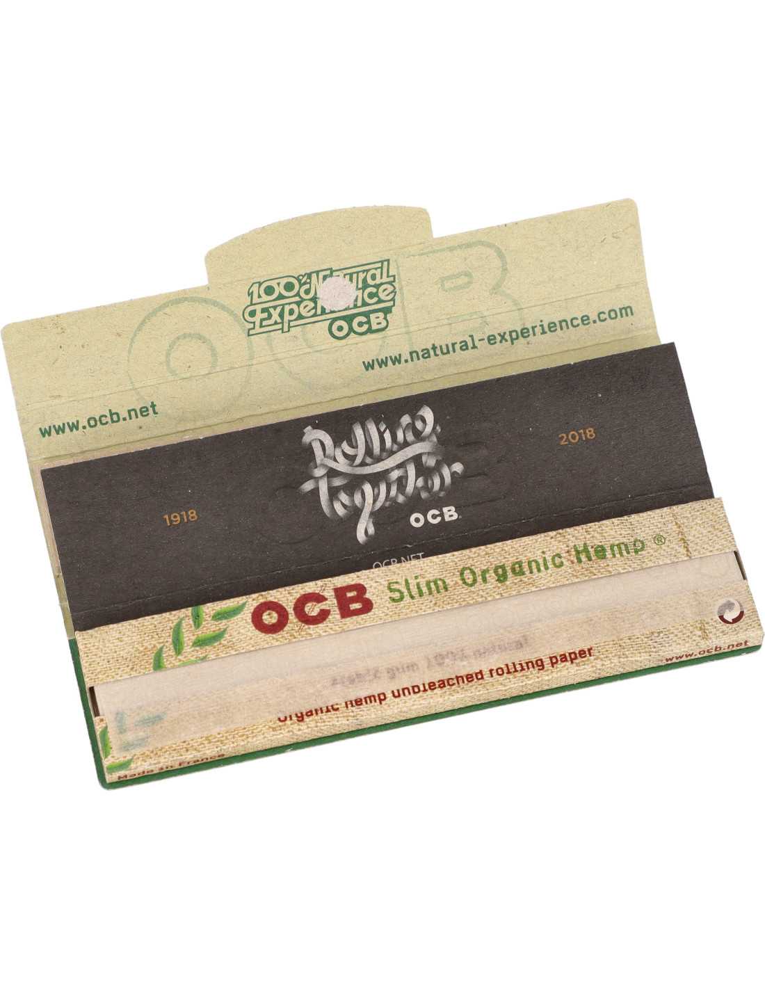 OCB Paper und Tips Organic Hemp Slim, 1 Stk.