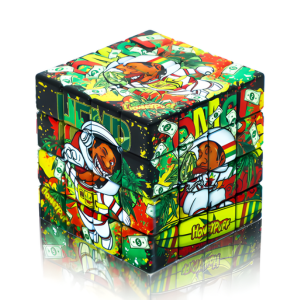 Honey Puff Rubik-Cube Grinder – 4-teilig, 60 mm